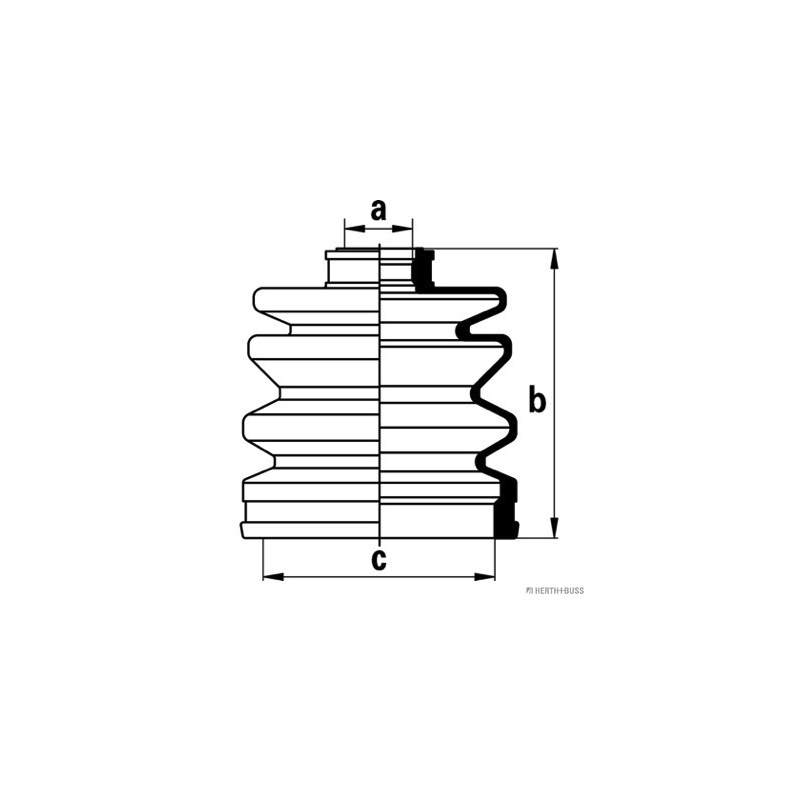 Cuffia semiasse - JAKOPARTS