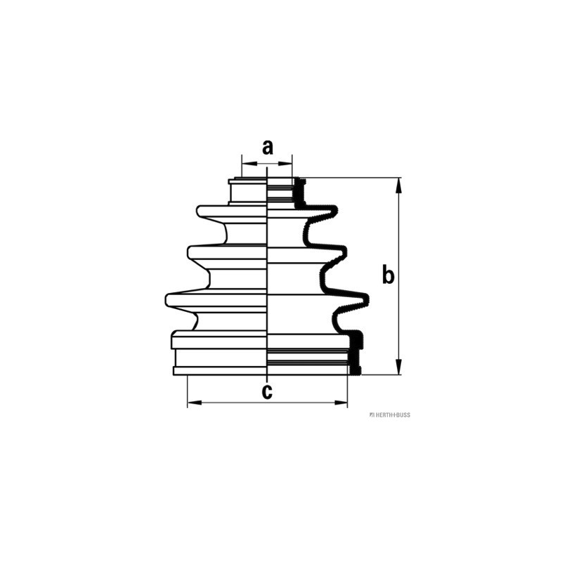 Cuffia semiasse - JAKOPARTS