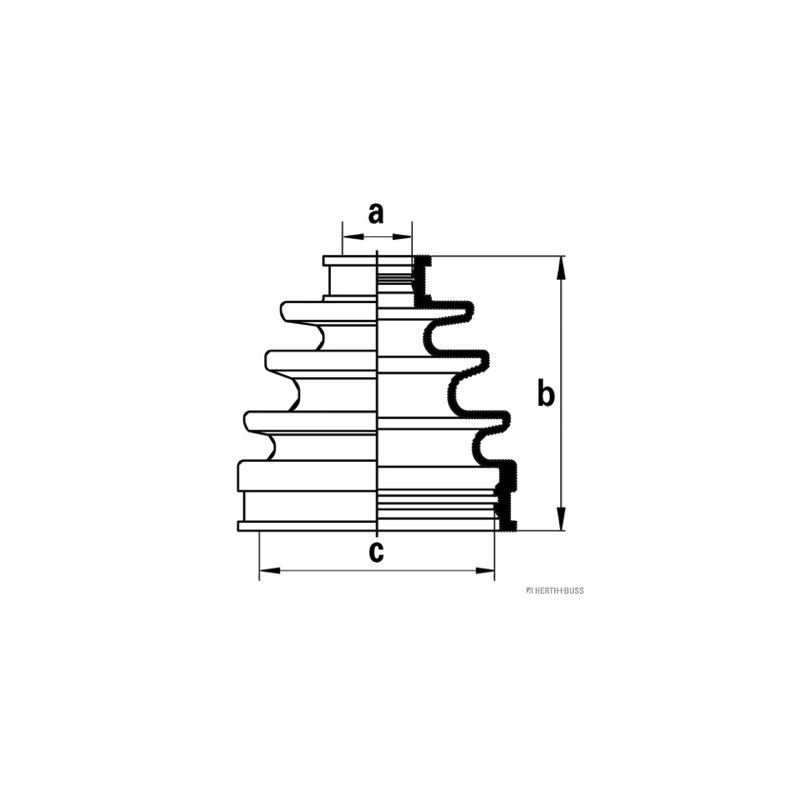 Cuffia semiasse - JAKOPARTS