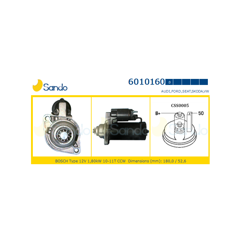 Motorino avviamento - SANDO