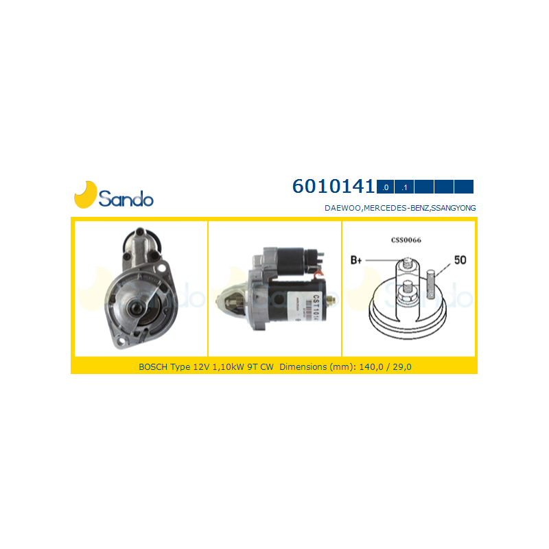 Motorino avviamento - SANDO