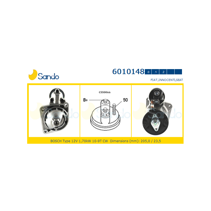 Motorino avviamento - SANDO