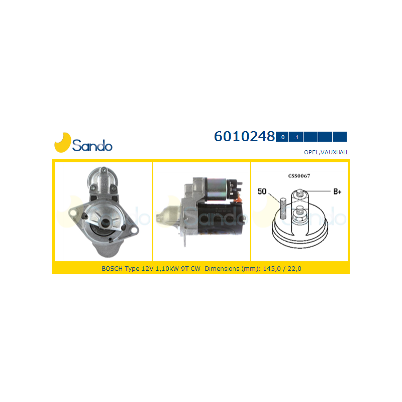 Motorino avviamento - SANDO