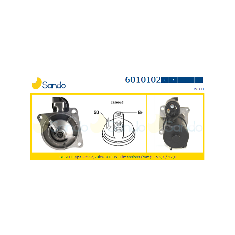 Motorino avviamento - SANDO