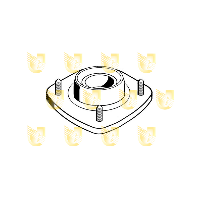 Supporto ammortizzatore asse anteriore - UNIGOM