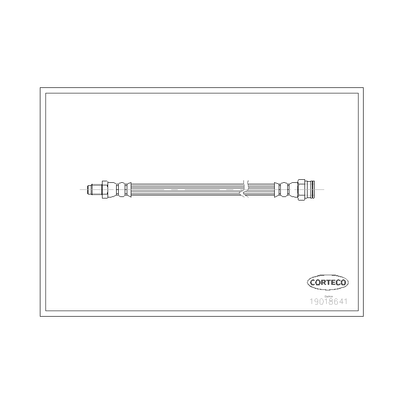 Flessibile freno asse posteriore - CORTECO