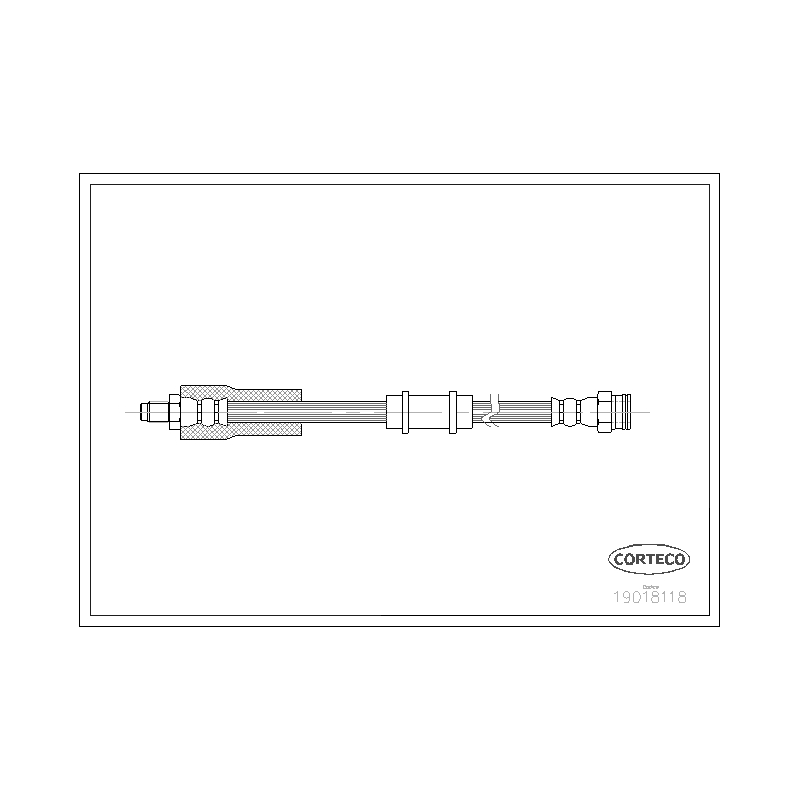 Flessibile freno asse posteriore - CORTECO