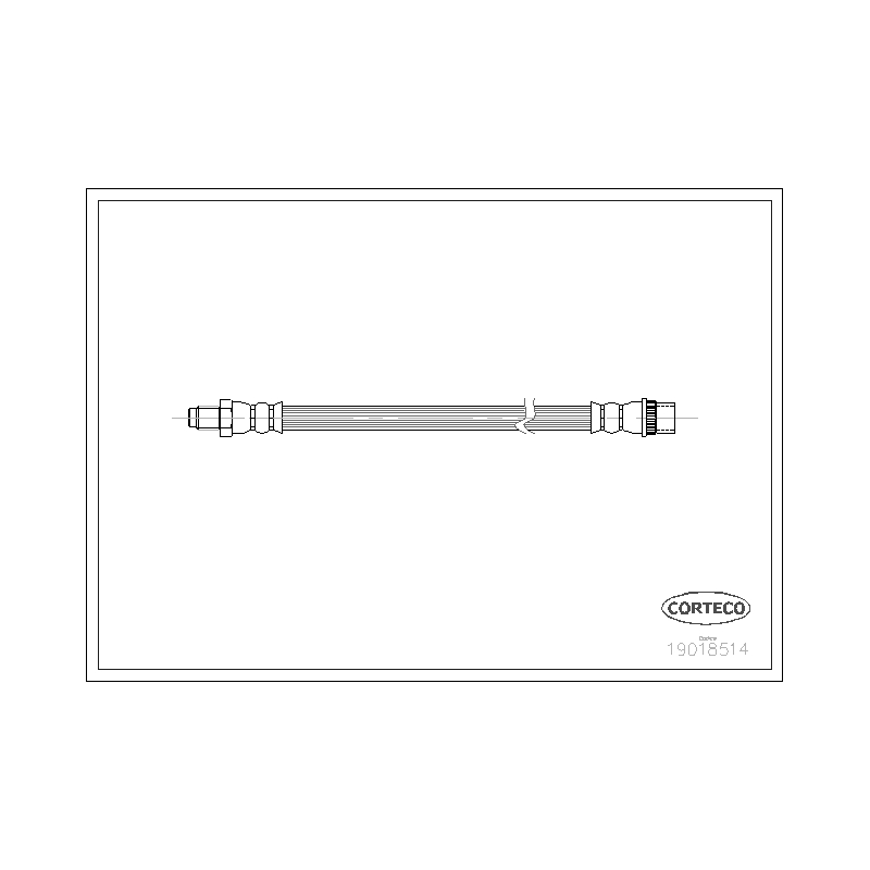 Flessibile freno asse posteriore - CORTECO