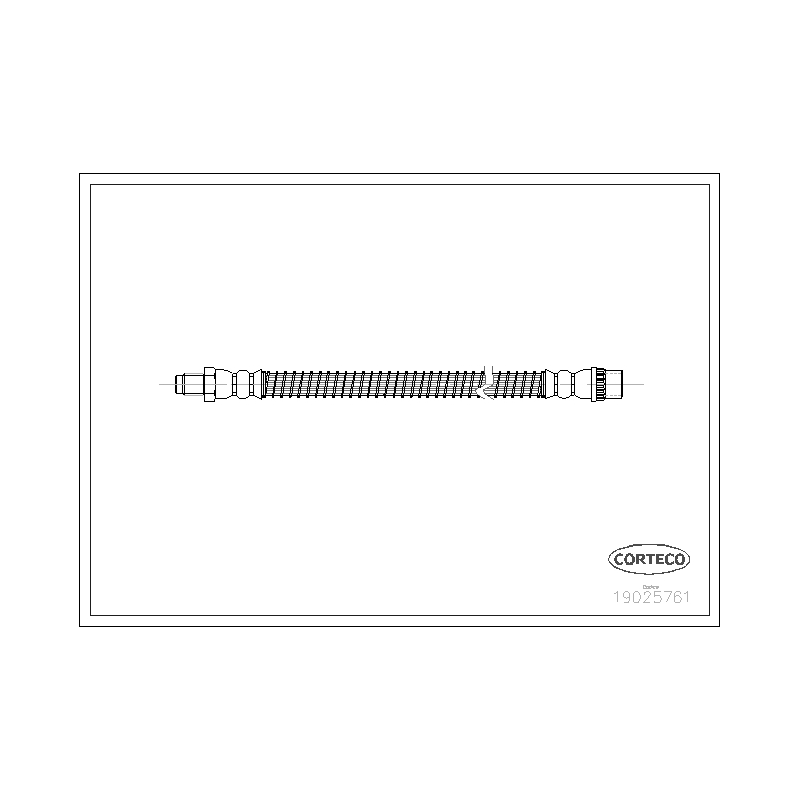 Flessibile freno asse posteriore - CORTECO