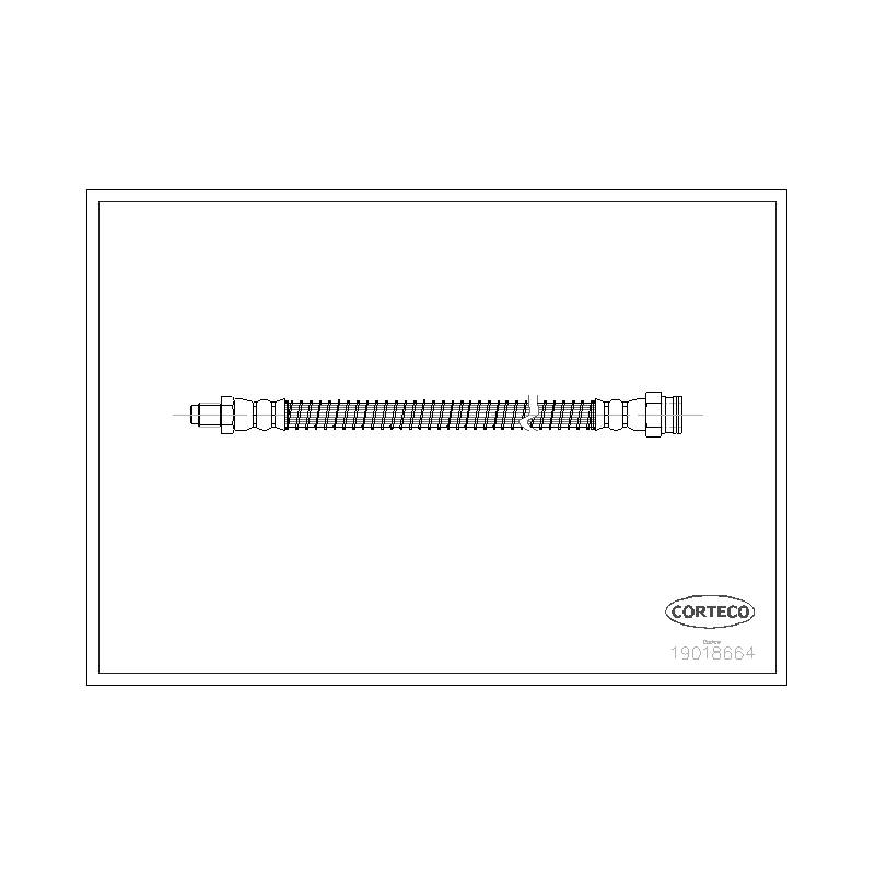 Flessibile freno asse posteriore - CORTECO