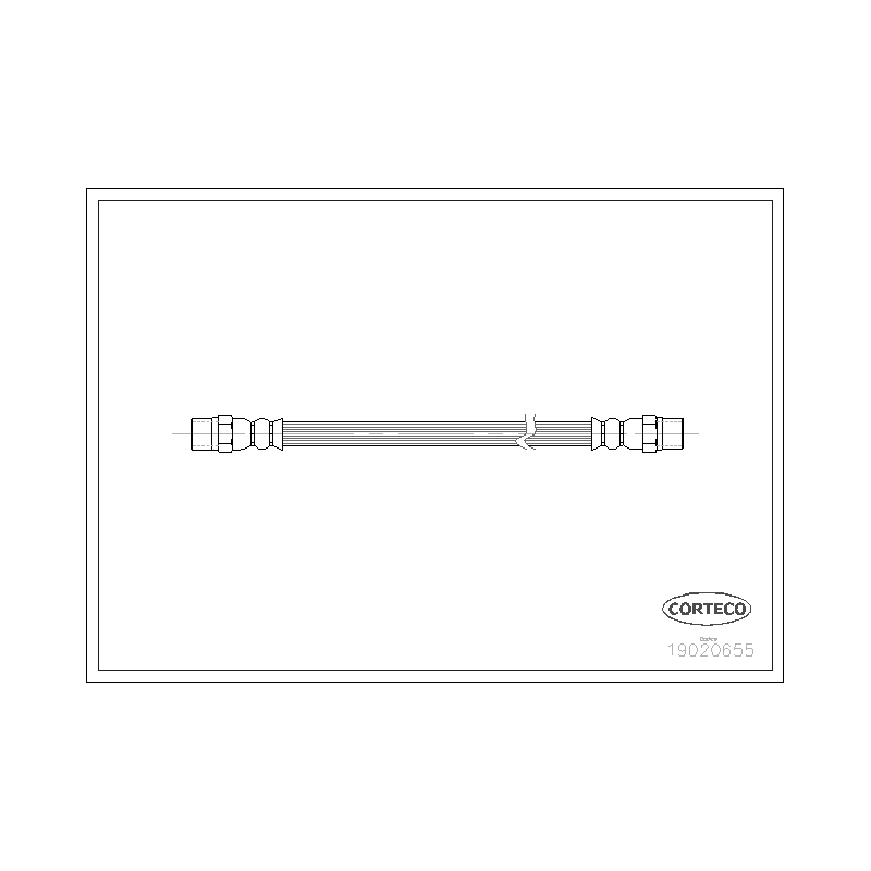 Flessibile freno asse posteriore - CORTECO