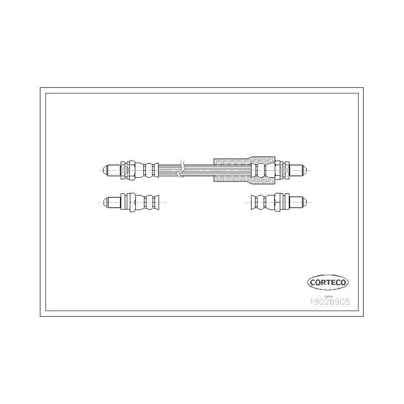 Flessibile freno asse posteriore - CORTECO
