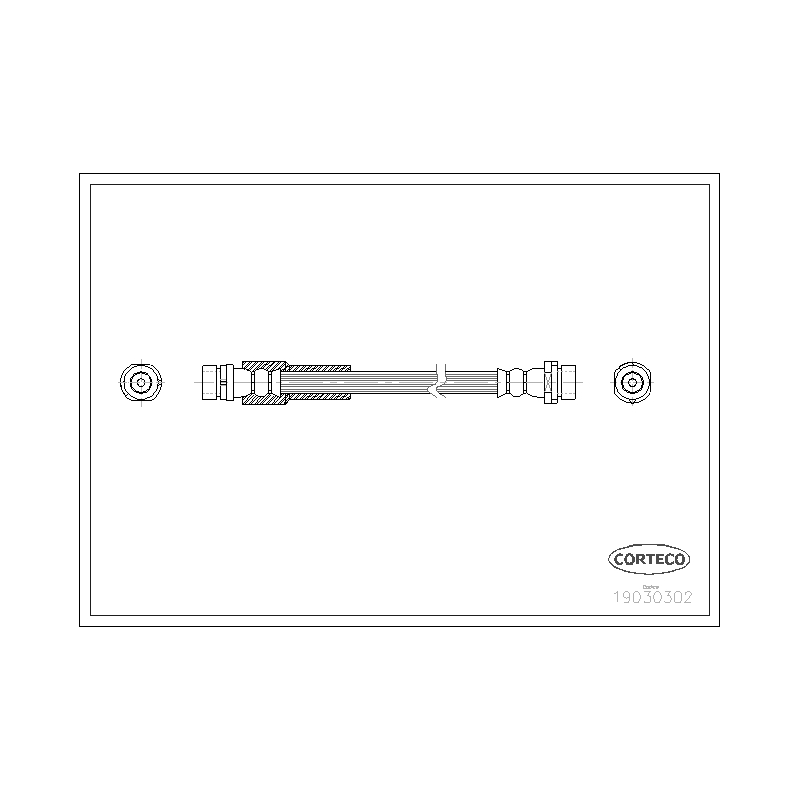 Flessibile freno asse posteriore - CORTECO