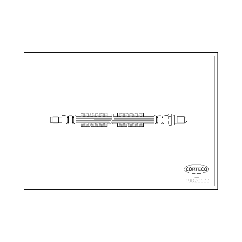 Flessibile freno asse posteriore - CORTECO