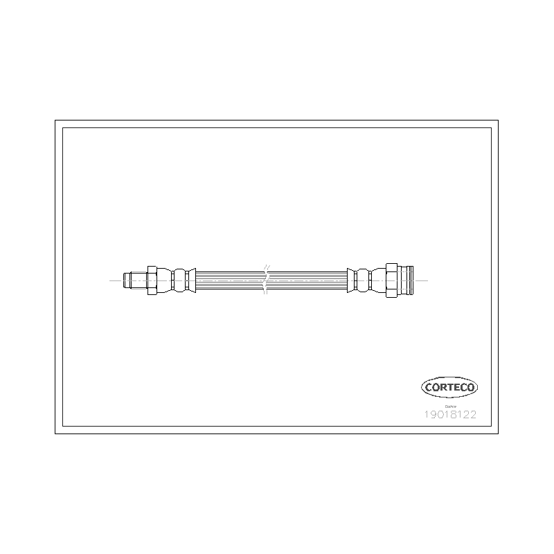 Flessibile freno asse posteriore - CORTECO
