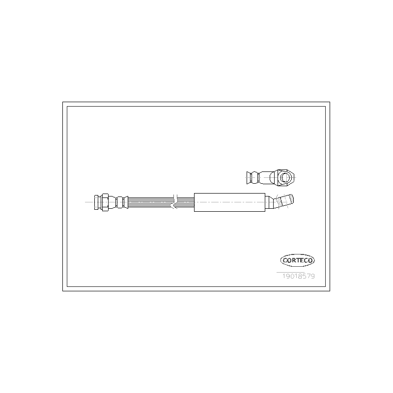 Flessibile freno asse posteriore - CORTECO