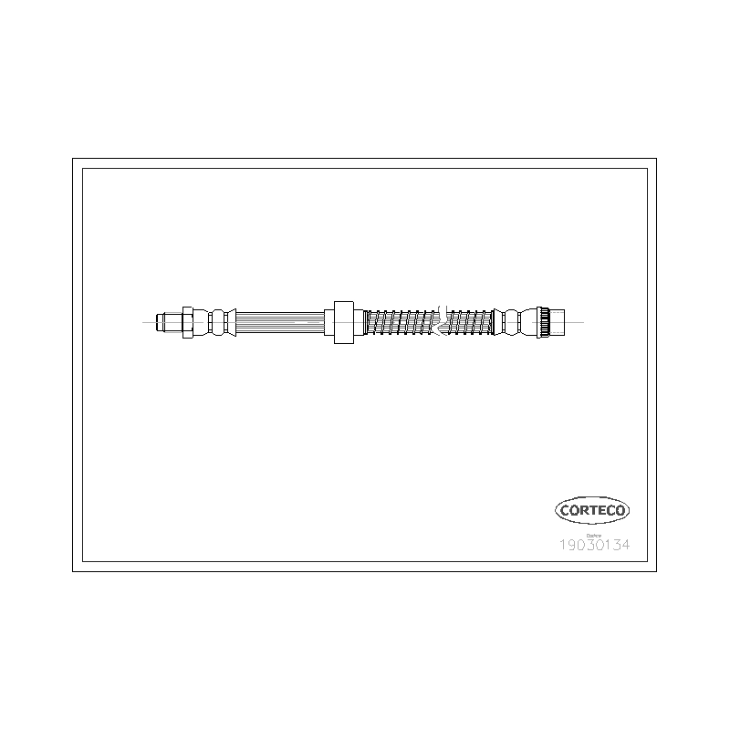 Flessibile freno asse anteriore - CORTECO