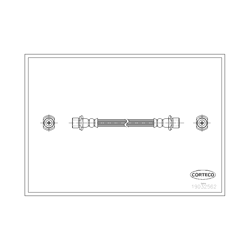 Flessibile freno asse posteriore - CORTECO