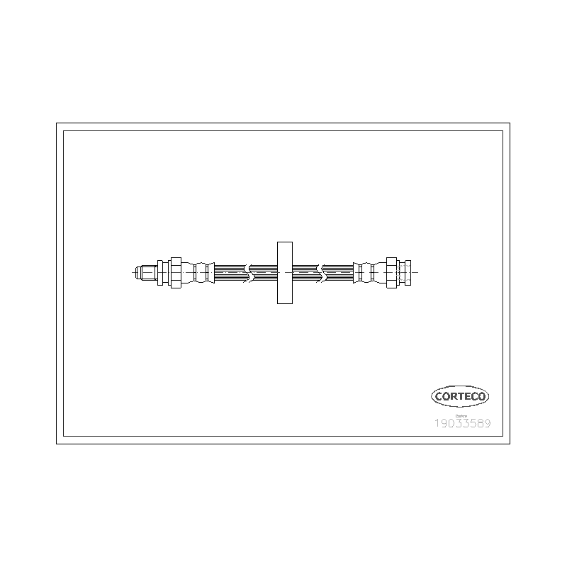 Flessibile freno asse posteriore - CORTECO