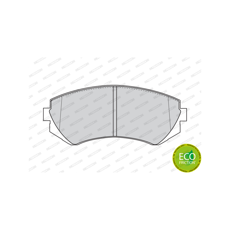 Pastiglie freno asse posteriore - FERODO