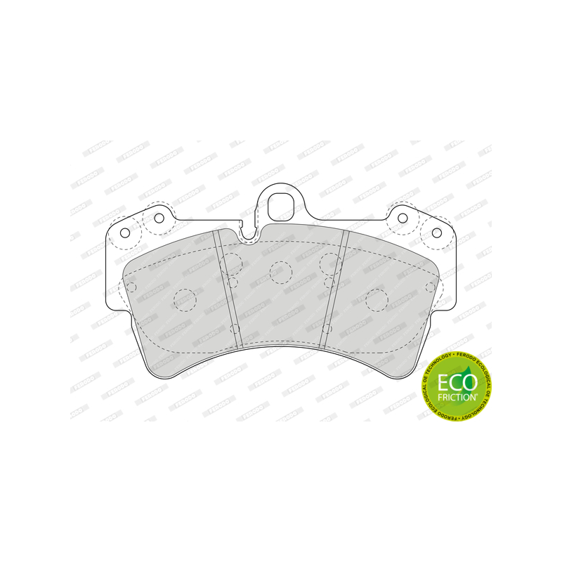 Pastiglie freno asse anteriore - FERODO