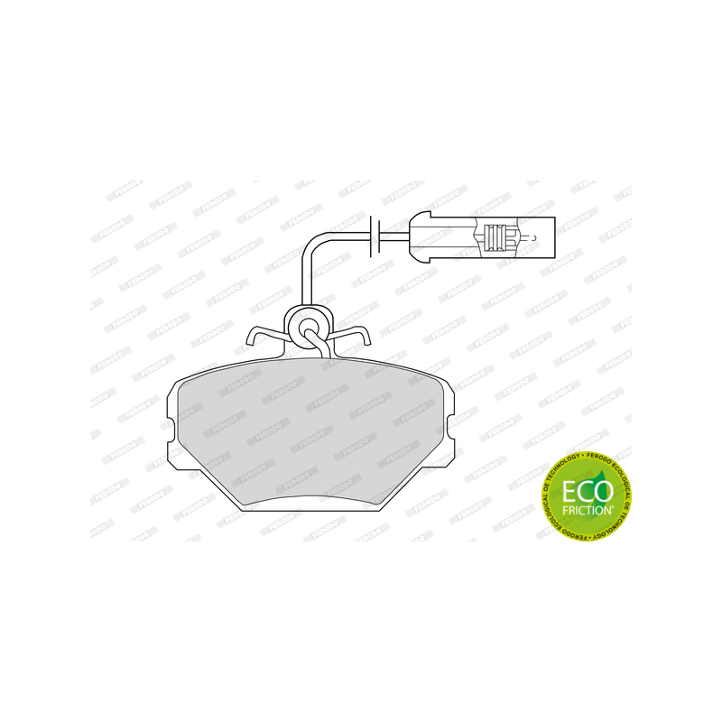 Pastiglie freno asse anteriore - FERODO