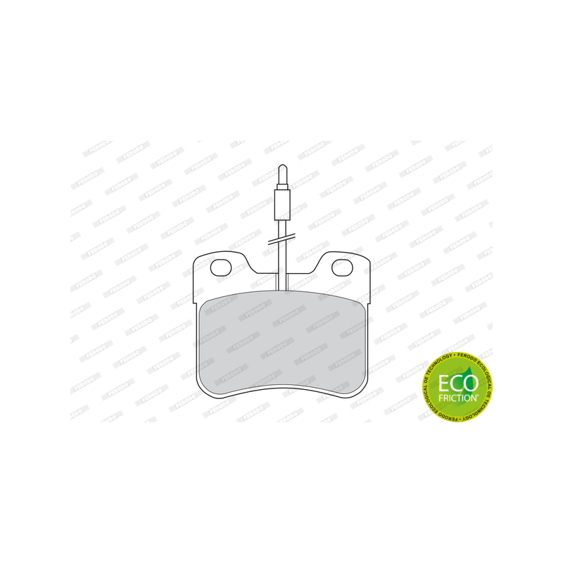 Pastiglie freno asse anteriore - FERODO