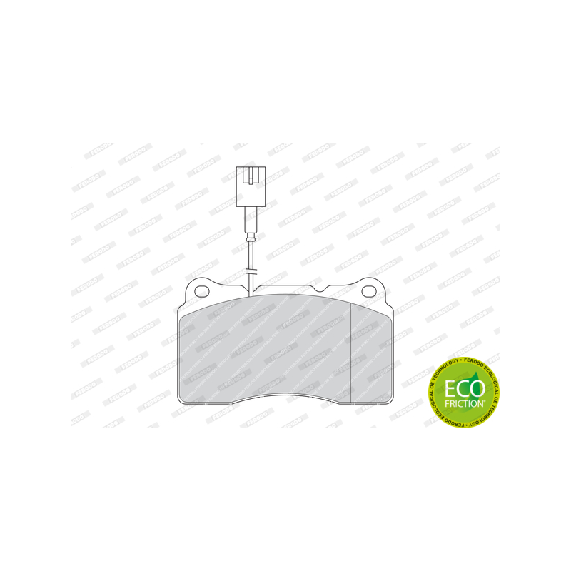 Pastiglie freno asse anteriore - FERODO