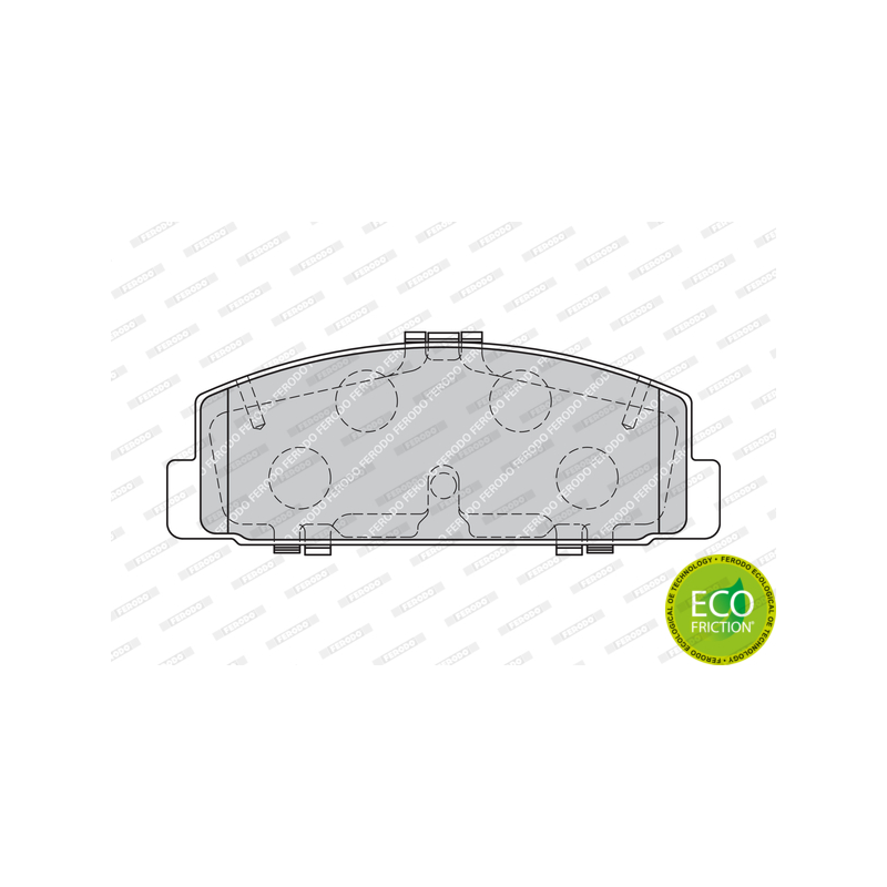 Pastiglie freno asse posteriore - FERODO