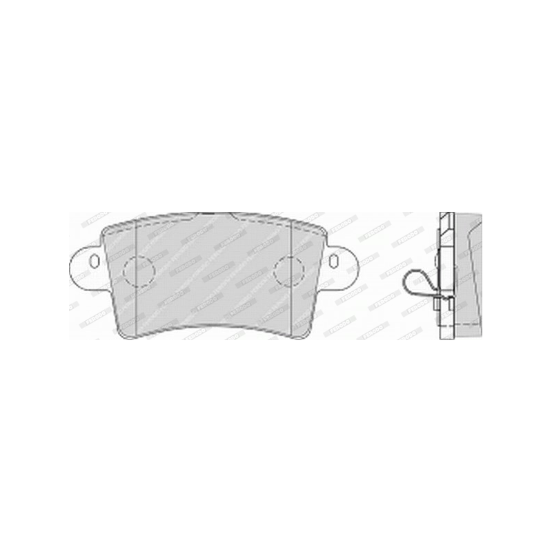 Pastiglie freno asse posteriore - FERODO