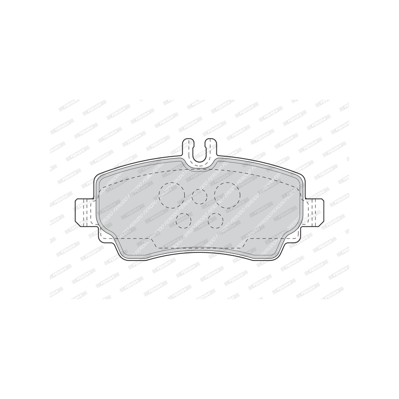 Pastiglie freno asse anteriore - FERODO