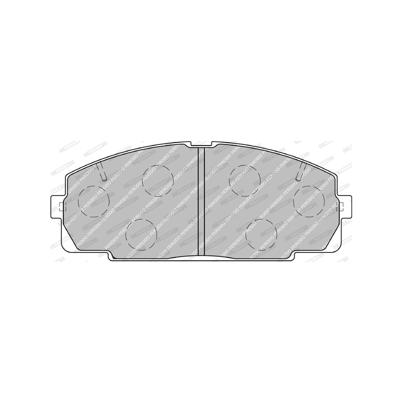 Pastiglie freno asse anteriore - FERODO