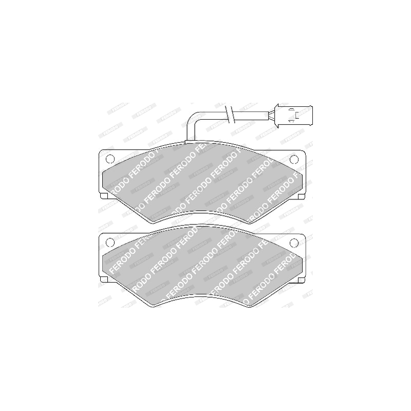 Pastiglie freno asse posteriore - FERODO
