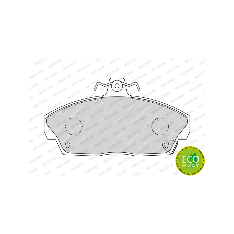 Pastiglie freno asse anteriore - FERODO