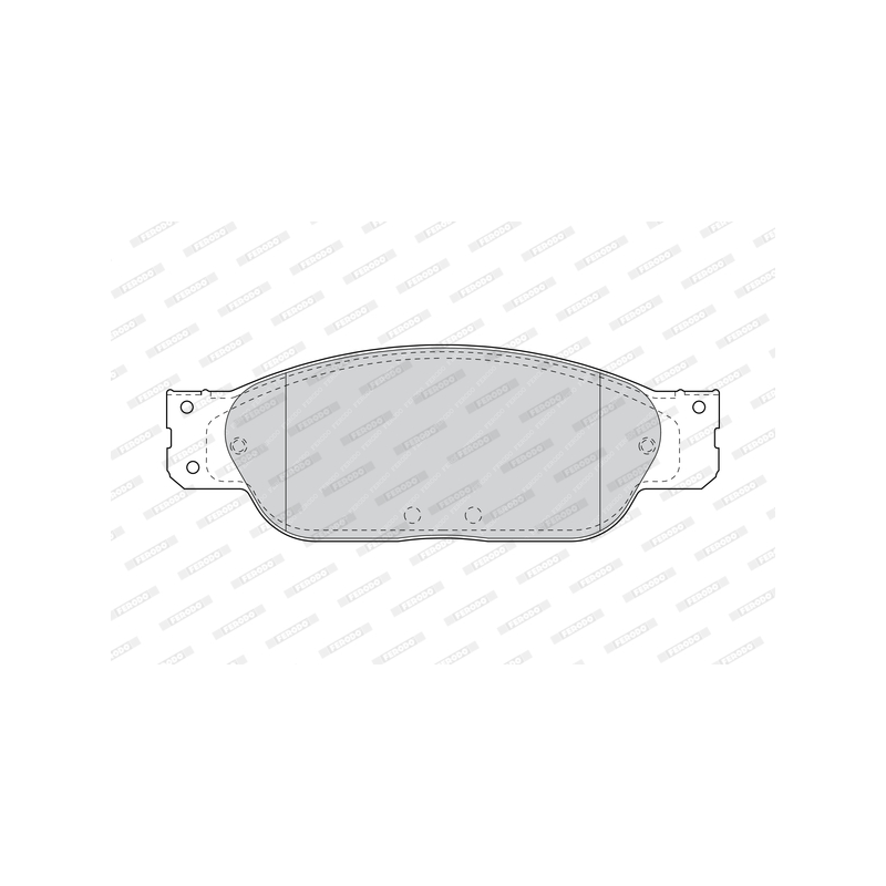 Pastiglie freno asse anteriore - FERODO