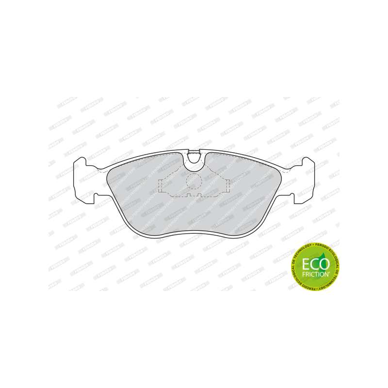 Pastiglie freno asse anteriore - FERODO