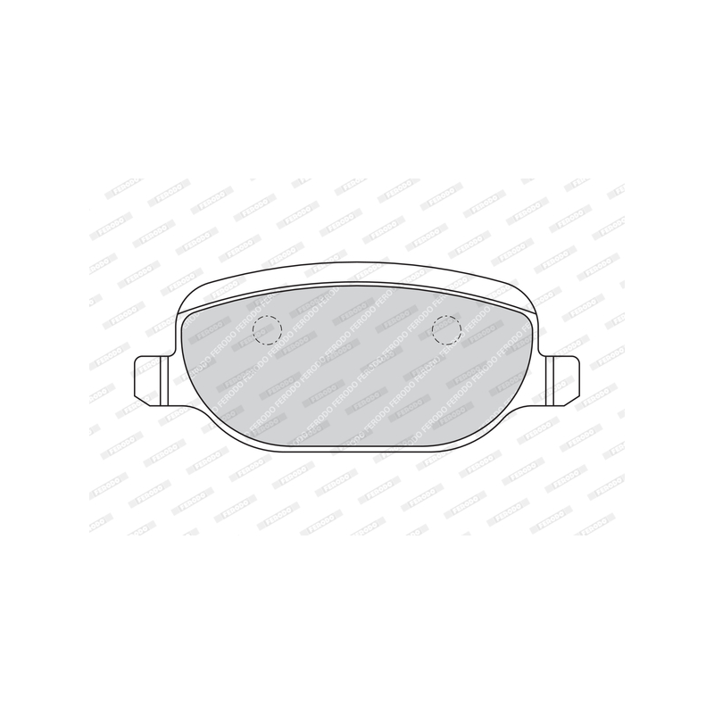 Pastiglie freno asse posteriore - FERODO