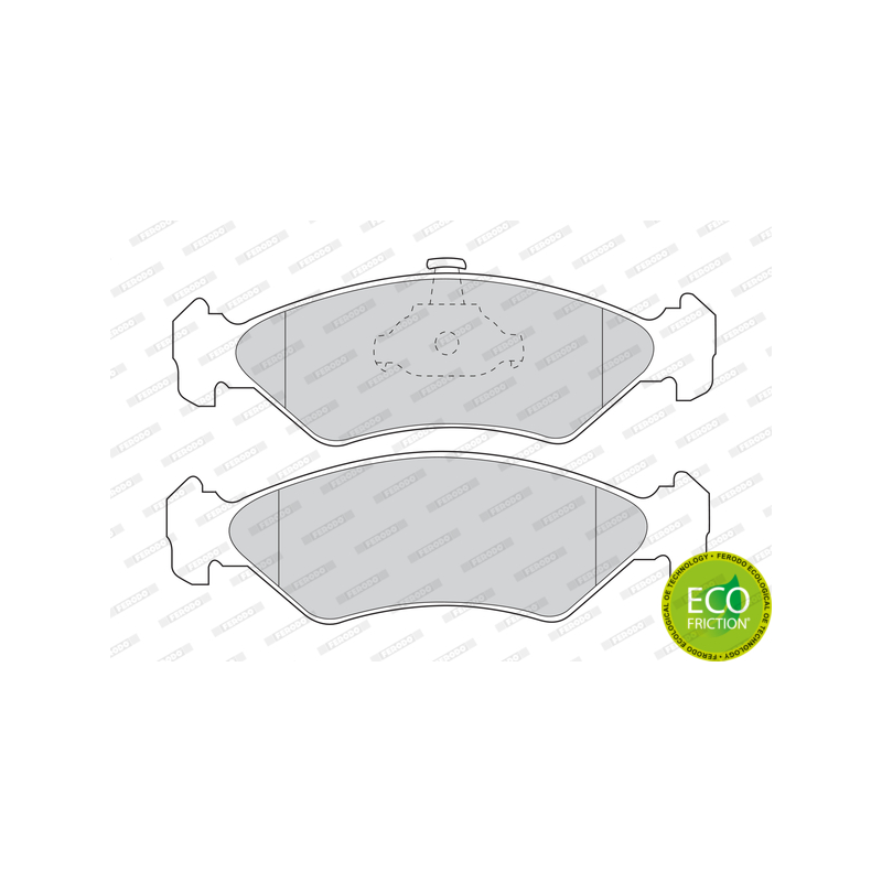 Pastiglie freno asse anteriore - FERODO