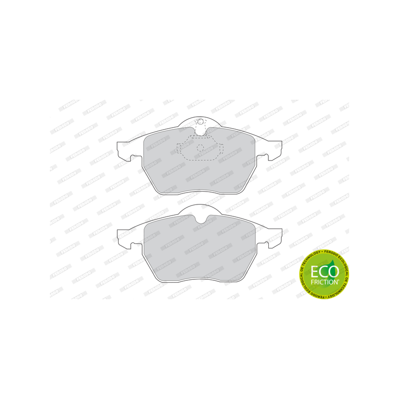 Pastiglie freno asse anteriore - FERODO