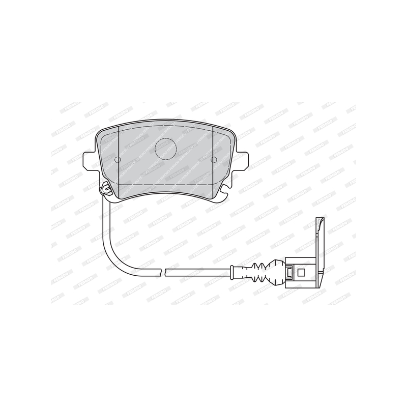 Pastiglie freno asse posteriore - FERODO