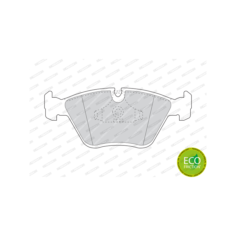 Pastiglie freno asse anteriore - FERODO