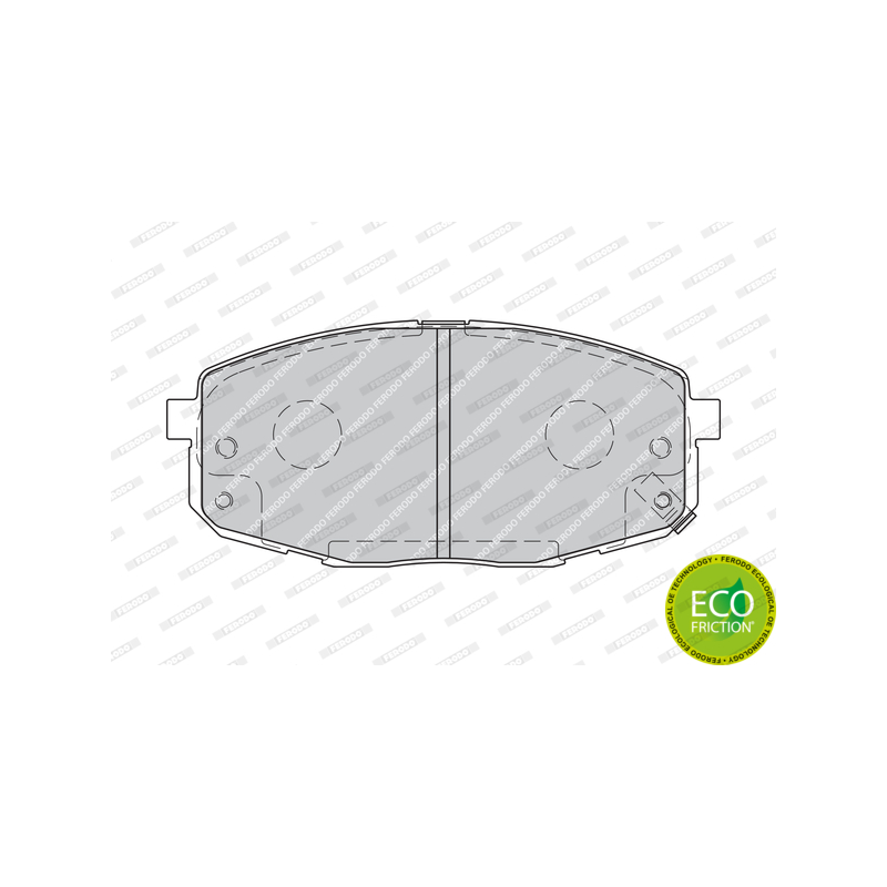 Pastiglie freno asse anteriore - FERODO