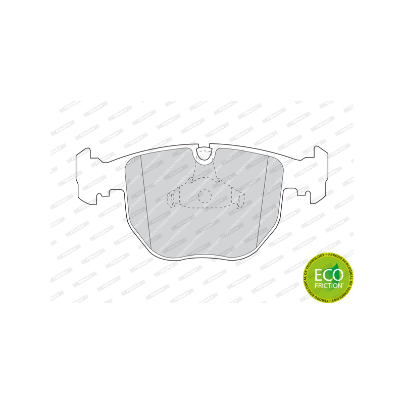 Pastiglie freno asse anteriore - FERODO