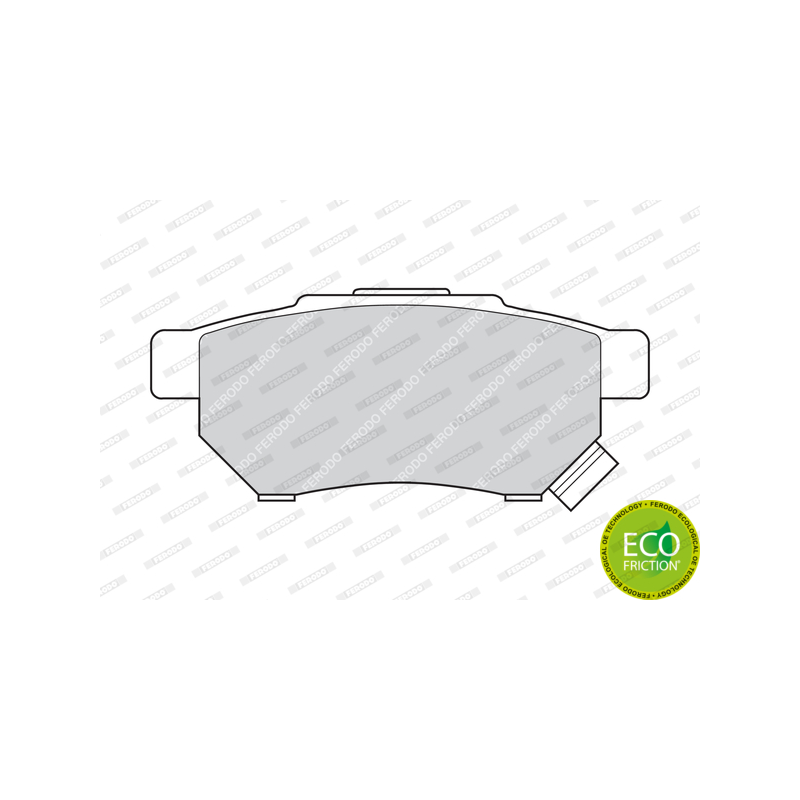 Pastiglie freno asse posteriore - FERODO