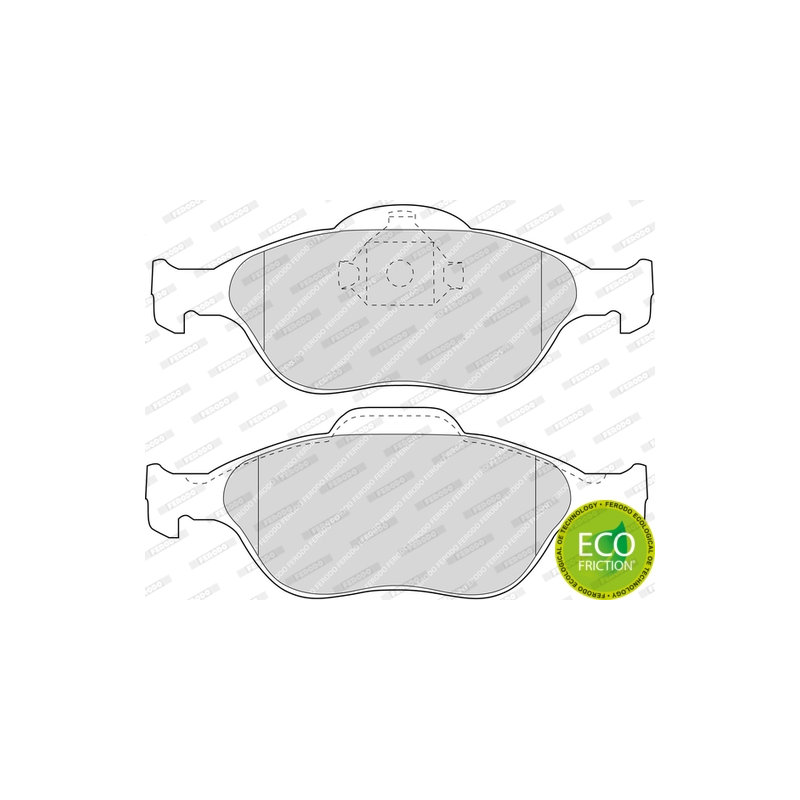 Pastiglie freno asse anteriore - FERODO