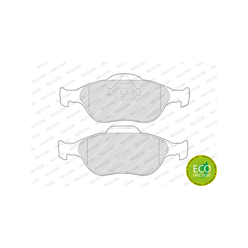 Pastiglie freno asse anteriore - FERODO