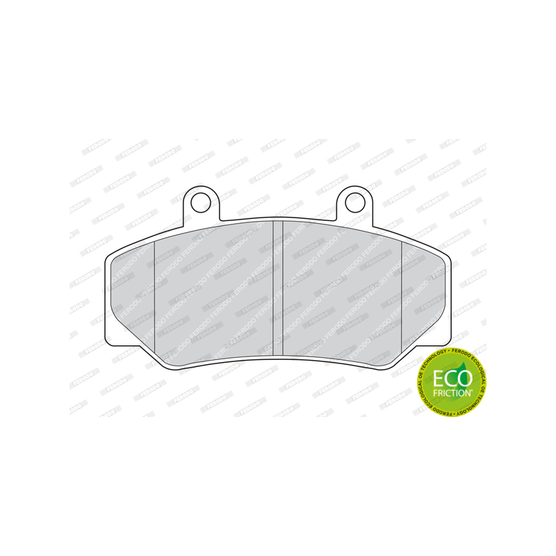 Pastiglie freno asse anteriore - FERODO