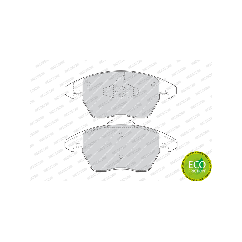 Pastiglie freno asse anteriore - FERODO