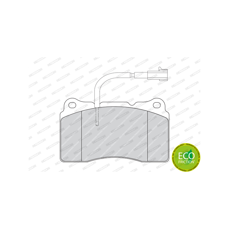 Pastiglie freno asse anteriore - FERODO