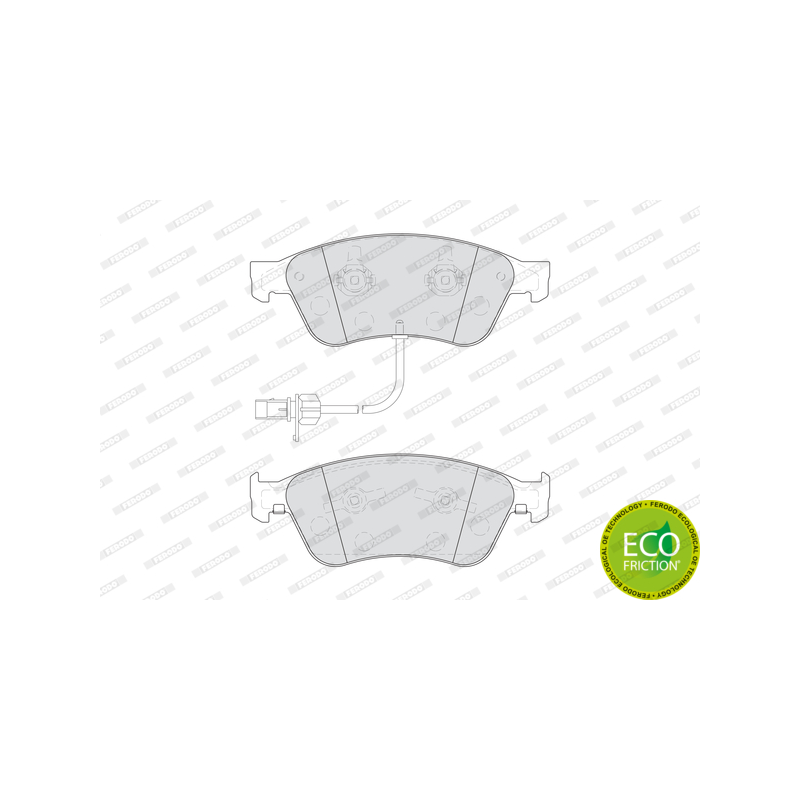 Pastiglie freno asse anteriore - FERODO